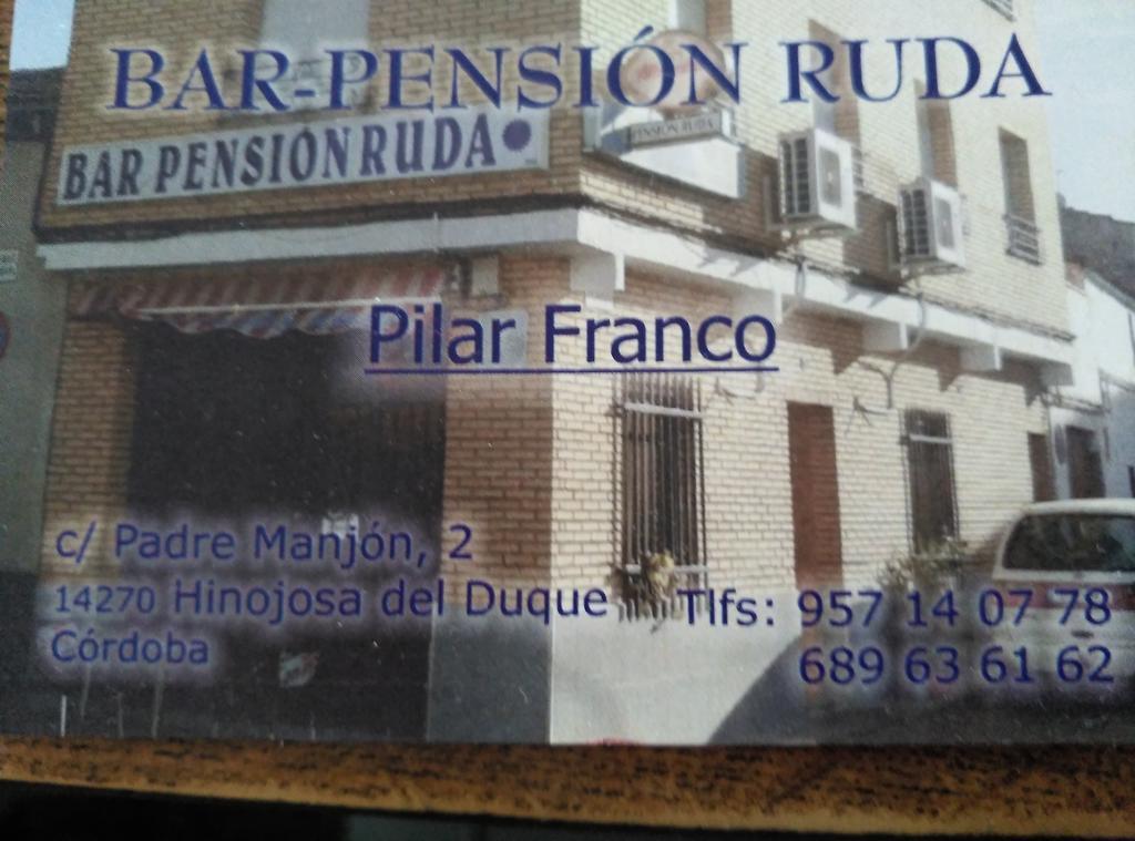 Bar Pension Ruda Hinojosa del Duque 外观 照片